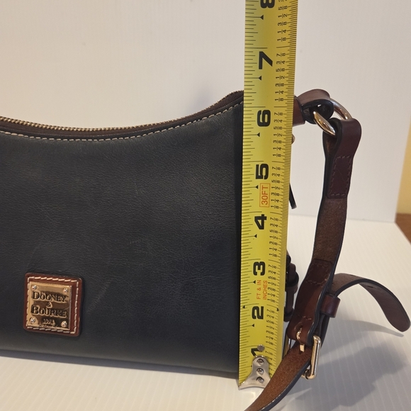 DOONEY AND BOURKE Navy Smooth Leather Small Crossbody Bag Purse Minimalist - Picture 16 of 16